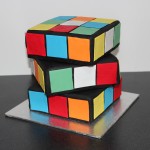 Rubix Cube Cake