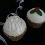 Domed Joy Christmas Cupcake