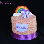 Purple Pony Cake