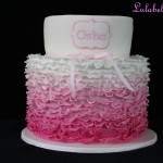 Pink Ruffle Cake