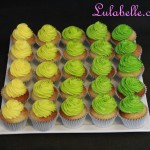 Ombre Green Mini Cupcakes